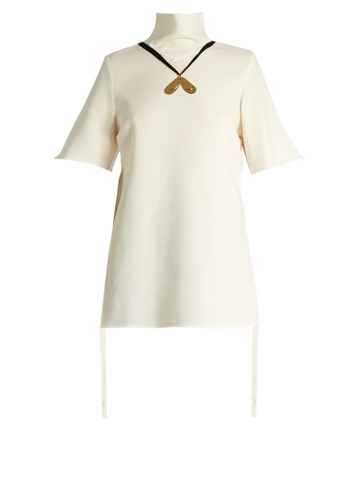 Ellery Blasphemy Crepe Top