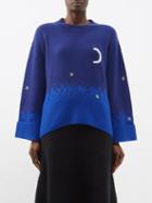 Arch4 - Electric Avenue Cashmere Sweater - Womens - Blue