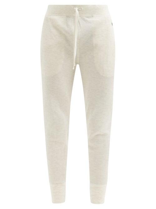 Matchesfashion.com Polo Ralph Lauren - Logo-embroidered Cotton-blend Pyjama Trousers - Mens - Beige