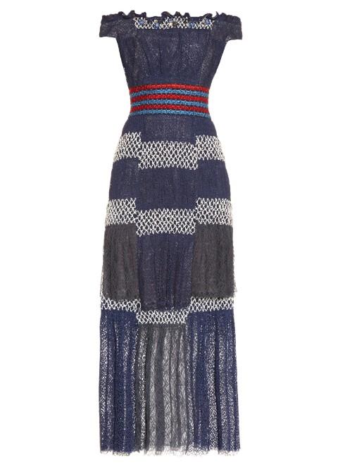 Peter Pilotto Oxygen Off-the-shoulder Dress