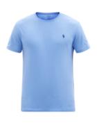 Mens Rtw Polo Ralph Lauren - Logo-embroidered Cotton-jersey T-shirt - Mens - Light Blue