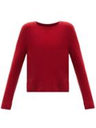 Matchesfashion.com A.p.c. - Amalia Wool-blend Sweater - Womens - Red