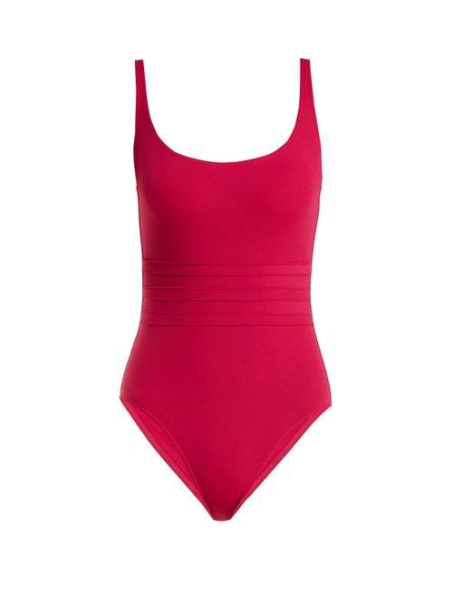 Matchesfashion.com Eres - Asia Scoop Back Swimsuit - Womens - Pink