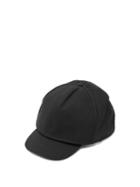 Matchesfashion.com Raf Simons - Double Layer Oversized Cotton Twill Baseball Cap - Mens - Black