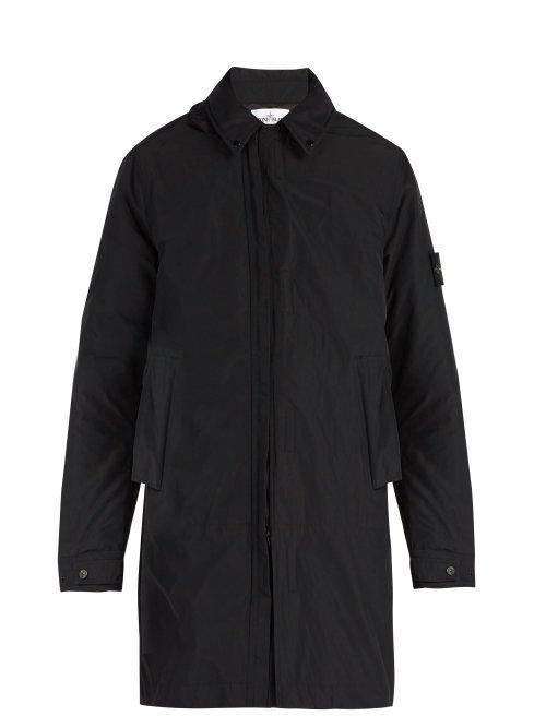 Matchesfashion.com Stone Island - Zip Through Hooded Coat - Mens - Grey