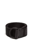 Matchesfashion.com Burberry - Logo Weave Webbing Belt - Mens - Black
