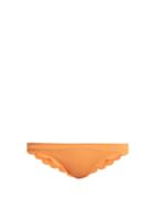 Matchesfashion.com Marysia - Broadway Scallop Edged Bikini Briefs - Womens - Orange