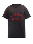 Fear Of God - Baseball Logo-print Cotton-jersey T-shirt - Mens - Black