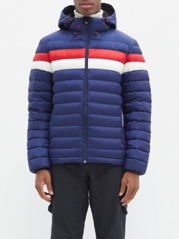 Perfect Moment Ski - Pirtuk Hooded Down Ski Jacket - Mens - Navy