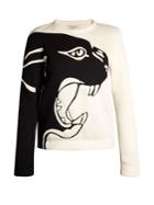 Valentino Panther-intarsia Sweatshirt