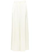 Matchesfashion.com Loewe - Satin Wide-leg Trousers - Womens - Ivory