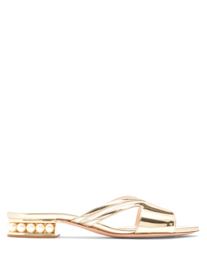 Nicholas Kirkwood Casati Patent-leather Mules