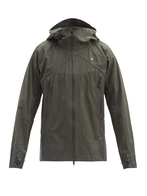 Matchesfashion.com Klttermusen - Einride Organic-cotton Etaproof-shell Jacket - Mens - Black