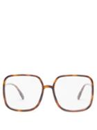 Matchesfashion.com Dior Eyewear - So Stellaire 1 Square Acetate Glasses - Womens - Tortoiseshell