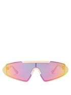 Matchesfashion.com Acne Studios - Bornt Rectangle Frame Sunglasses - Womens - Purple Multi