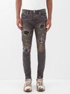 Purple Brand - Distressed Skinny Jeans - Mens - Indigo