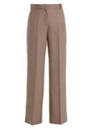 Racil Cumberland Hound's-tooth Wide-leg Wool Trousers