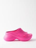 Balenciaga - X Crocs Rubber Slides - Womens - Pink