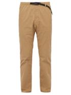 Matchesfashion.com Gramicci - Belted Stretch Cotton Twill Trousers - Mens - Beige