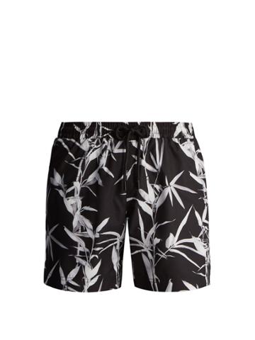 Commas Bamboo-print Swim Shorts