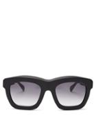 Mens Eyewear Kuboraum - Square Acetate Sunglasses - Mens - Black
