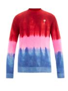 Matchesfashion.com The Elder Statesman - Gradient Tie-dye Cashmere Sweater - Mens - Multi