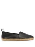 Givenchy Logo Leather Espadrilles
