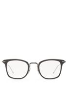Matchesfashion.com Thom Browne - Square Frame Glasses - Mens - Black