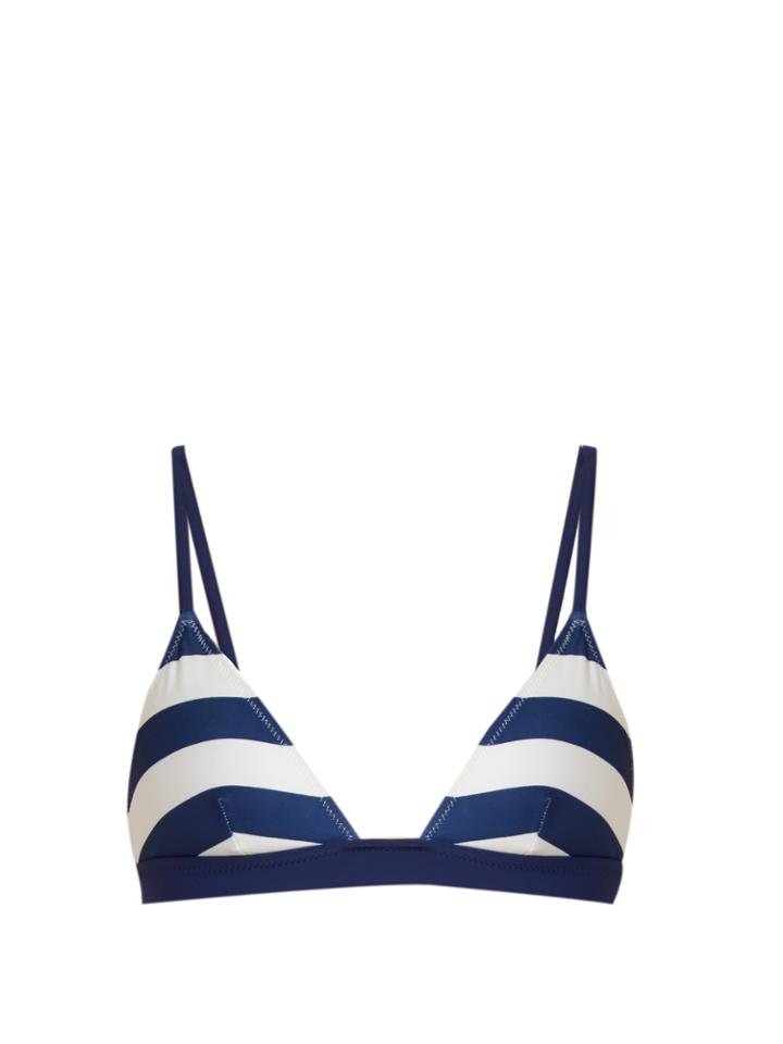 Solid & Striped The Morgan Striped Bikini Top
