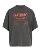 Matchesfashion.com Balenciaga - Europa Print Cotton T Shirt - Mens - Black