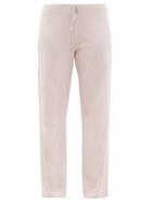 Ladies Lingerie Skin - Guinevere Organic Pima-cotton Trousers - Womens - Light Pink