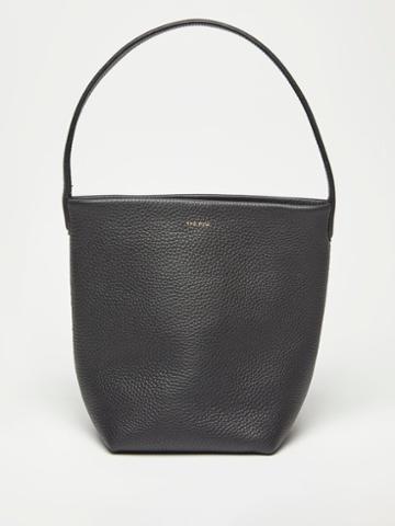 The Row - Park Small Grained-leather Shoulder Bag - Womens - Black