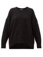 Matchesfashion.com Allude - Oversized Cashmere Sweater - Womens - Black