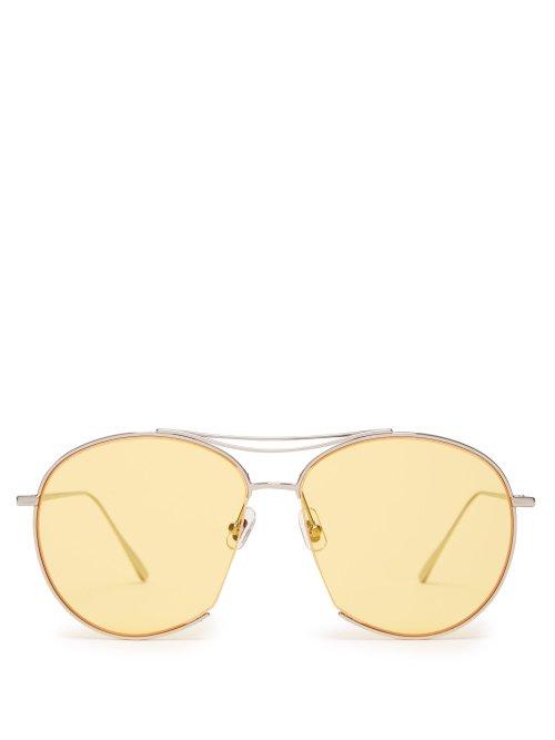 Matchesfashion.com Gentle Monster - Jumping Jack Sunglasses - Mens - Silver