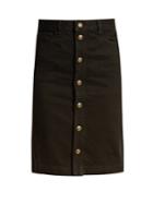 A.p.c. Therese Button-up Denim Mini Skirt