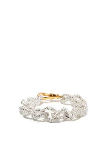 Matchesfashion.com Alighieri - Collision Sterling-silver & Gold-plated Bracelet - Womens - Silver Gold