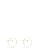 Matchesfashion.com Persee - Fibule Xs Diamond & 18kt Gold Hoop Earrings - Womens - Yellow Gold