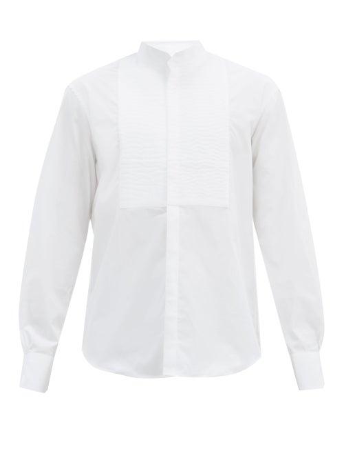 Matchesfashion.com Bourrienne Paris X - Comdien Square-bib Cotton-poplin Shirt - Mens - White
