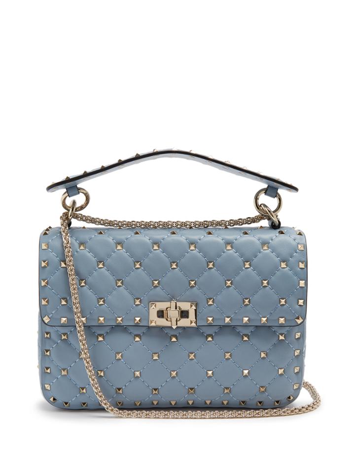Valentino Rockstud Spike Quilted-leather Cross-body Bag