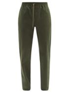 A.p.c. - New Kaplan Drawstring-waist Twill Tapered Trousers - Mens - Khaki
