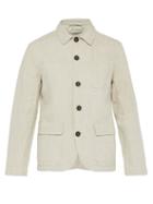 Matchesfashion.com Oliver Spencer - Lenen Single Breasted Linen Jacket - Mens - White