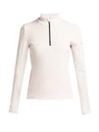 Matchesfashion.com Capranea - Half Zip Fleece Back Top - Womens - Light Pink