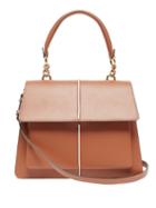 Matchesfashion.com Marni - Attach Medium Leather Cross Body Bag - Womens - Brown