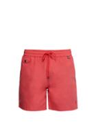 Matchesfashion.com Polo Ralph Lauren - Explorer Fit Logo Embroidered Swim Shorts - Mens - Red