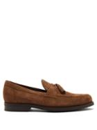Matchesfashion.com Tod's - Tasselled Suede Penny Loafers - Mens - Tan