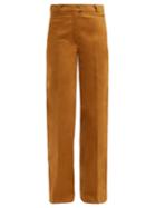 Acne Studios Tiffan Wide-leg Cotton-blend Trousers