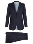 Matchesfashion.com Gucci - Pinstriped Wool Suit - Mens - Navy