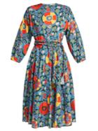 Rhode Resort Floral-print Cotton Midi Dress