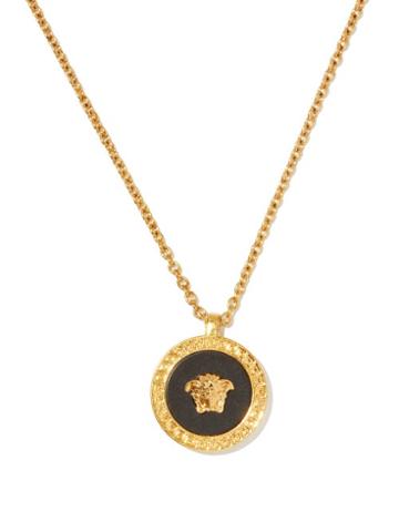 Mens Jewellery Versace - Medusa Pendant Necklace - Mens - Gold