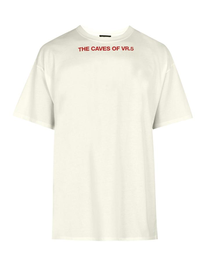Raf Simons Caves Slim-fit Cotton T-shirt
